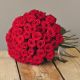 50 Red Naomi roses in bouquet 