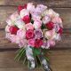 bouquet of mix Pink roses 